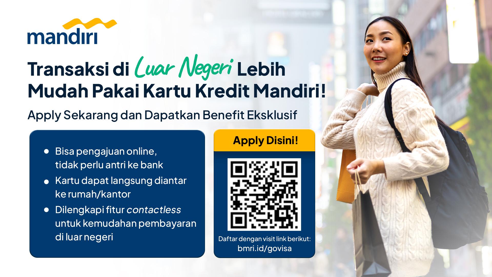 Mandiri - Kartu Kredit untuk Transaksi Luar Negeri