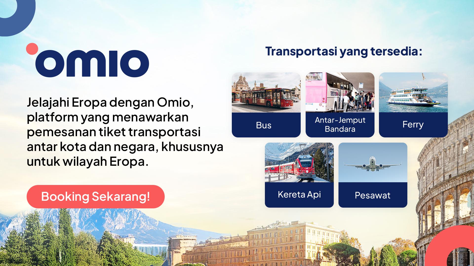 Omio - Transportasi Antar Kota Eropa